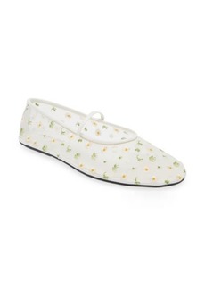 Jeffrey Campbell Dancer Embroidered Mary Jane Flat