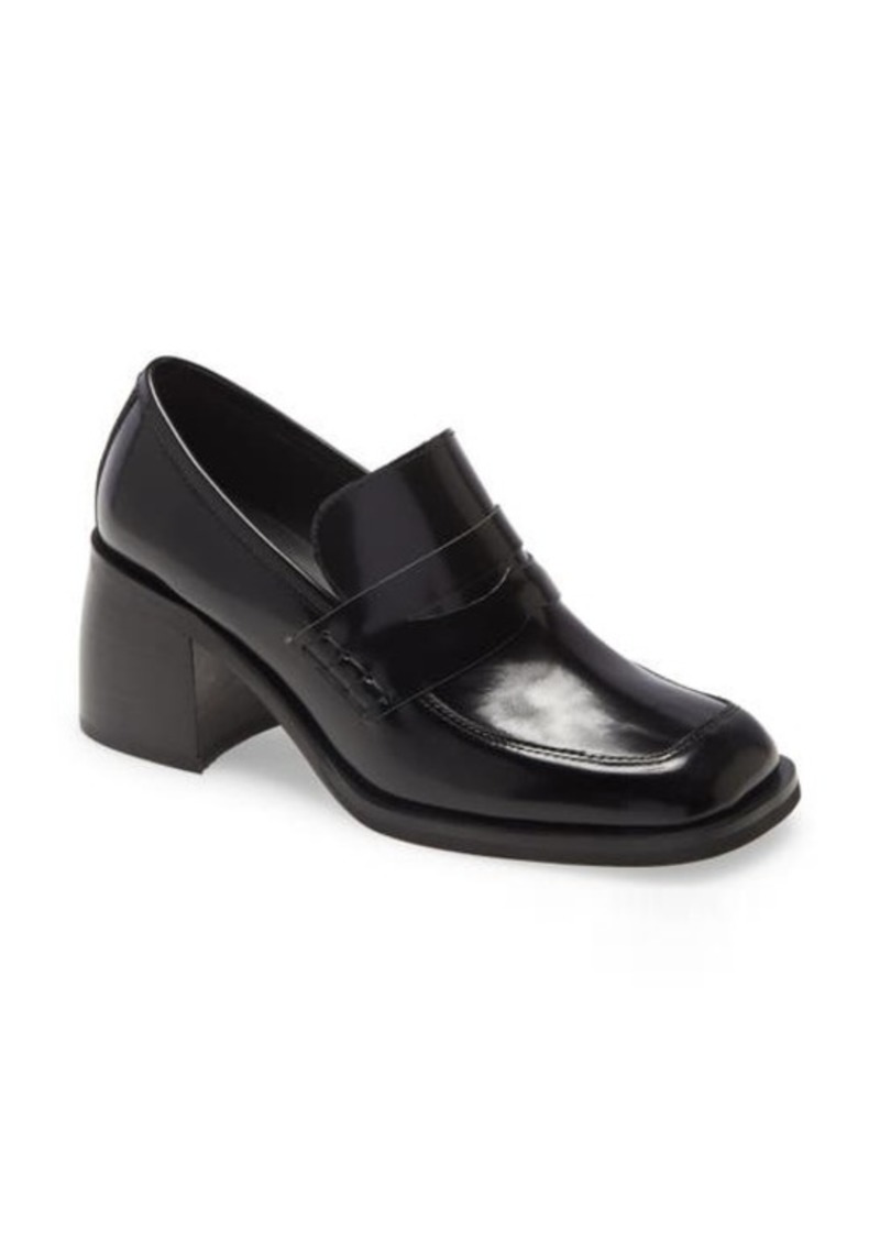 Jeffrey Ecole Loafer Pump in Black Box at Nordstrom Shoes