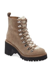 Jeffrey Campbell Owhat Lace-Up Boot in Taupe Suede at Nordstrom