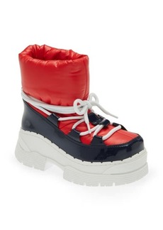 Jeffrey Campbell Snowies Winter Boot in Navy Red White at Nordstrom