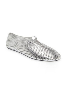 Jeffrey Campbell Stunz Perforated Mary Jane Flat