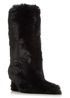 Jeffrey Campbell Women's Fuzzie Faux Fur High Heel Boots