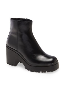 Jeffrey Campbell Anemone Bootie in Black Leather at Nordstrom