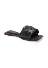 Jeffrey Campbell Costelo-L Slide Sandal in Black Leather at Nordstrom