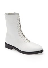 Jeffrey Campbell Seema Lace-Up Boot in White at Nordstrom