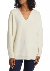 Jenni Kayne Cabin Cotton-Blend V-Neck Sweater