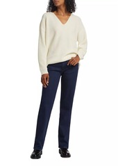 Jenni Kayne Cabin Cotton-Blend V-Neck Sweater