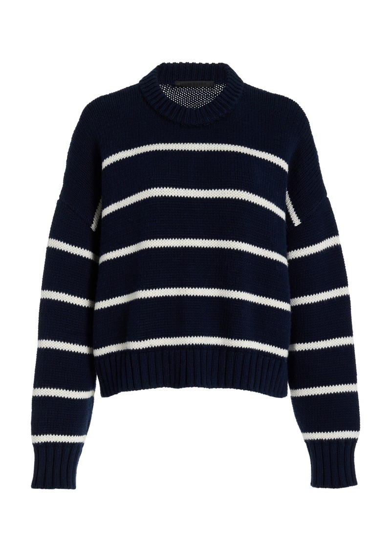 Jenni Kayne - Chloe Cotton Sweater - Navy - M - Moda Operandi