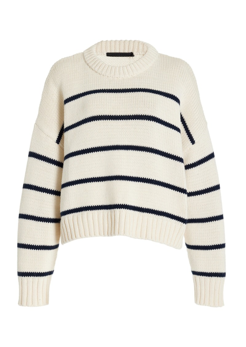 Jenni Kayne - Chloe Cotton Sweater - White - L - Moda Operandi