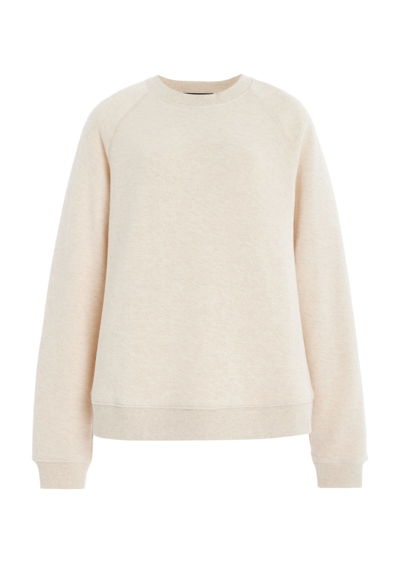 Jenni Kayne - Exclusive Saturday Cotton-Blend Sweatshirt - Ivory - M - Moda Operandi