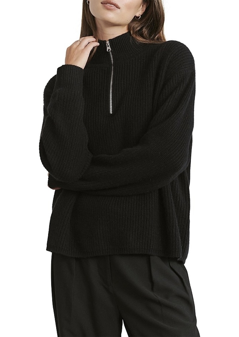 Jenni Kayne Cashmere Half Zip Sweater