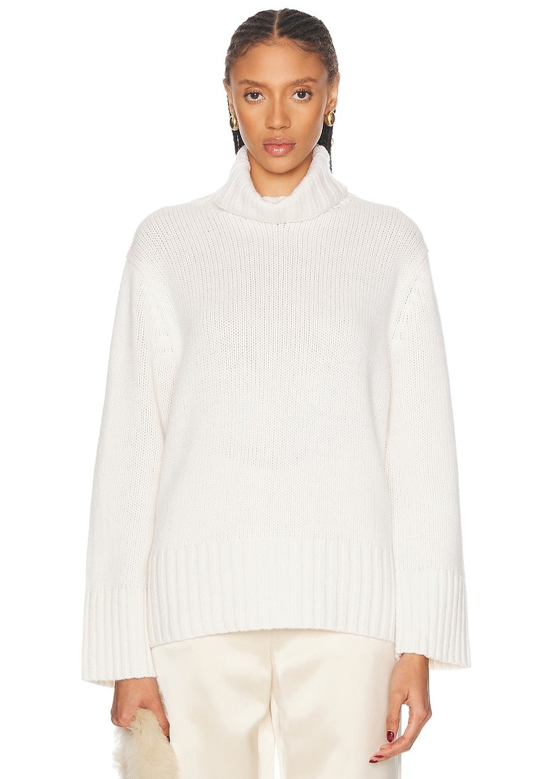 Jenni Kayne Cashmere Jet Turtleneck Sweater