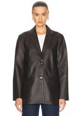 Jenni Kayne Leather Brooke Blazer