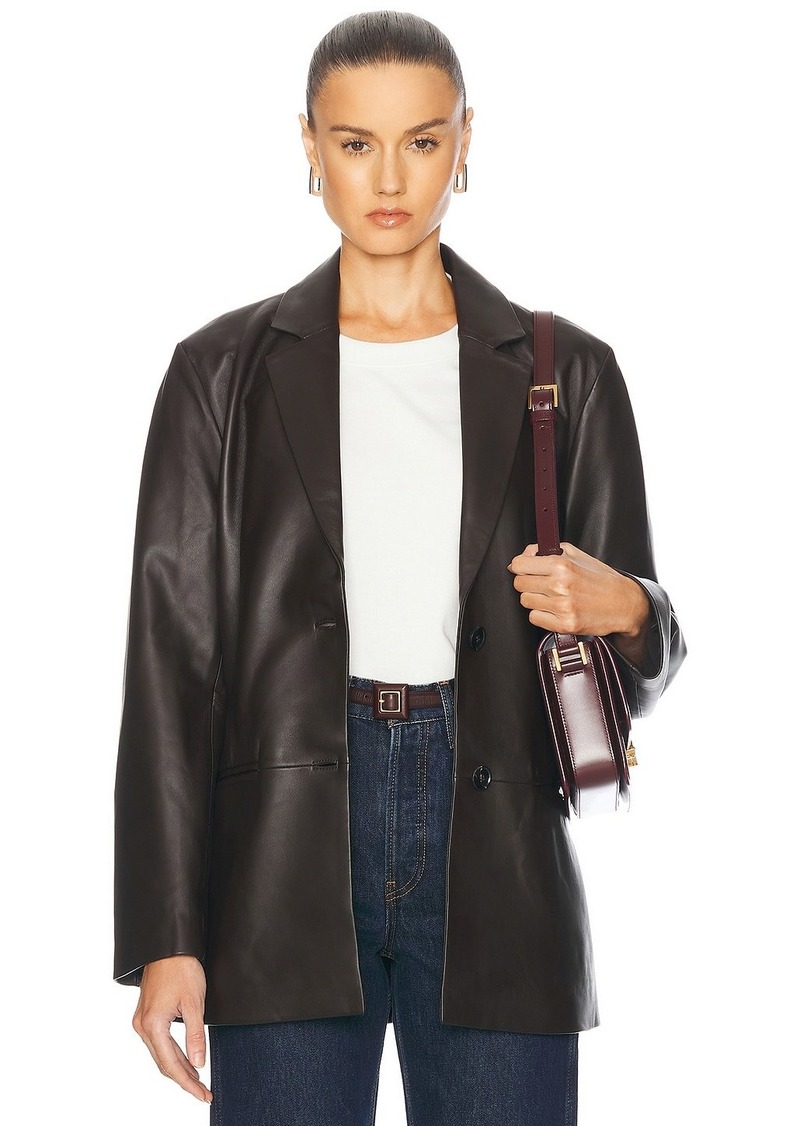 Jenni Kayne Leather Brooke Blazer