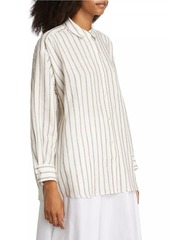 Jenni Kayne Linen Striped Oversized Shirt