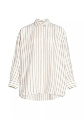 Jenni Kayne Linen Striped Oversized Shirt