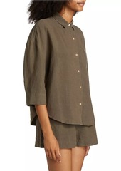 Jenni Kayne Logan Linen Button-Front Shirt