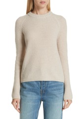 Jenni Kayne Cashmere Fisherman Sweater in Oatmeal at Nordstrom