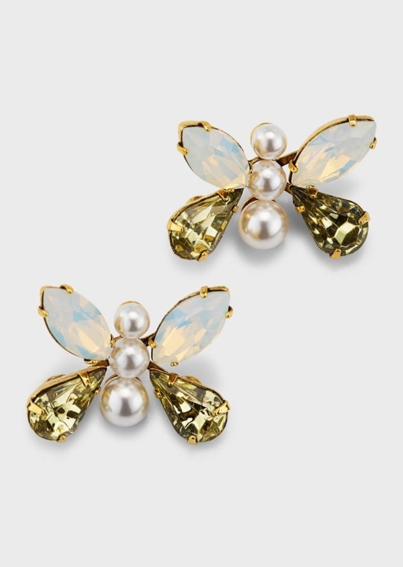 Jennifer Behr Alessia Butterfly Stud Earrings 