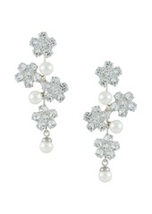 Jennifer Behr Aria crystal pearl earrings