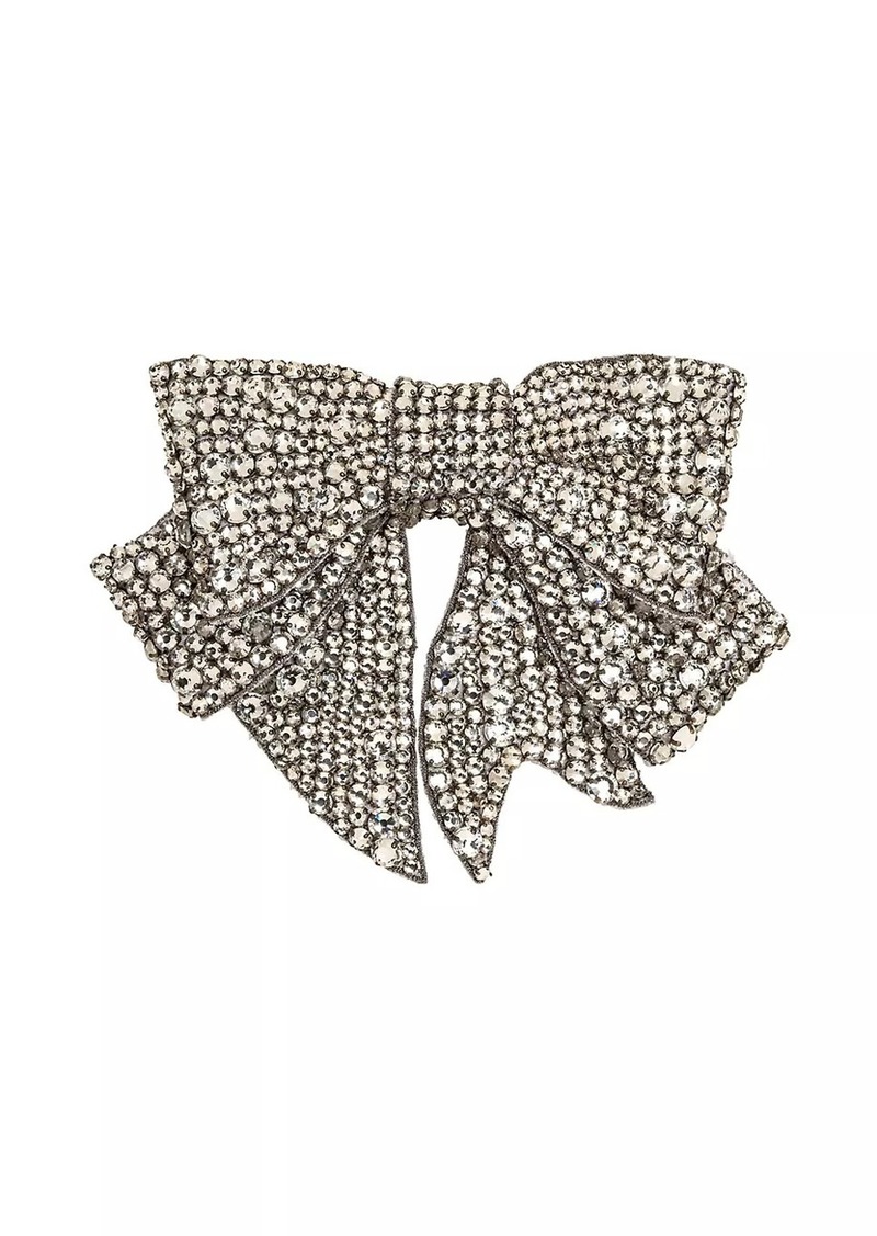 Jennifer Behr Belle Crystal Bow Barrette