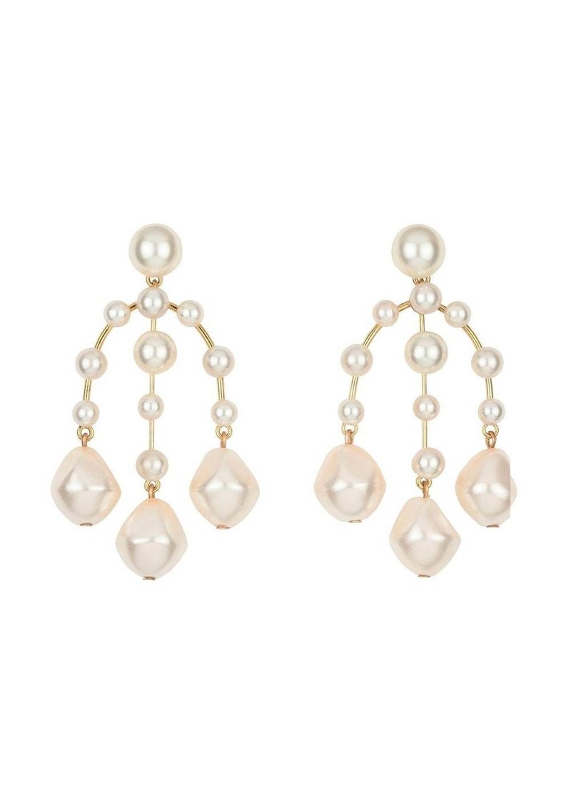 Jennifer Behr Dara pearl chandelier earrings