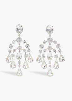 JENNIFER BEHR - Annastasia silver-tone crystal earrings - Metallic - OneSize