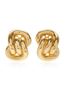 Jennifer Behr - Ellis Gold-Plated Earrings - Gold - OS - Moda Operandi - Gifts For Her
