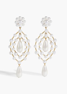 JENNIFER BEHR - Galene gold-tone faux pearl earrings - Metallic - OneSize