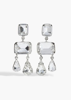 JENNIFER BEHR - Lucille silver-tone crystal earrings - Metallic - OneSize