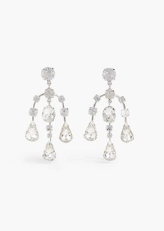 JENNIFER BEHR - Staci silver-tone crystal earrings - Metallic - OneSize