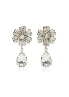 Jennifer Behr - Sydney Silver-Plated Crystal Earrings - Silver - OS - Moda Operandi - Gifts For Her