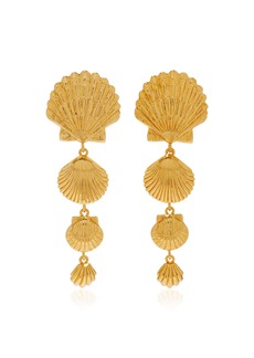 Jennifer Behr - Talay Gold-Plated Earrings - Gold - OS - Moda Operandi - Gifts For Her