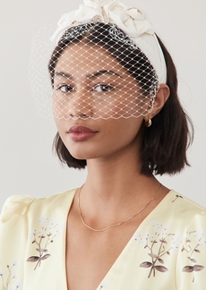 Jennifer Behr Triple Rosette Voilette Headband