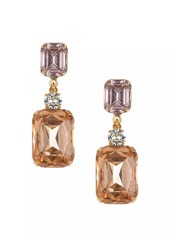 Jennifer Behr Justine 18K Gold-Plated & Glass Crystal Drop Earrings