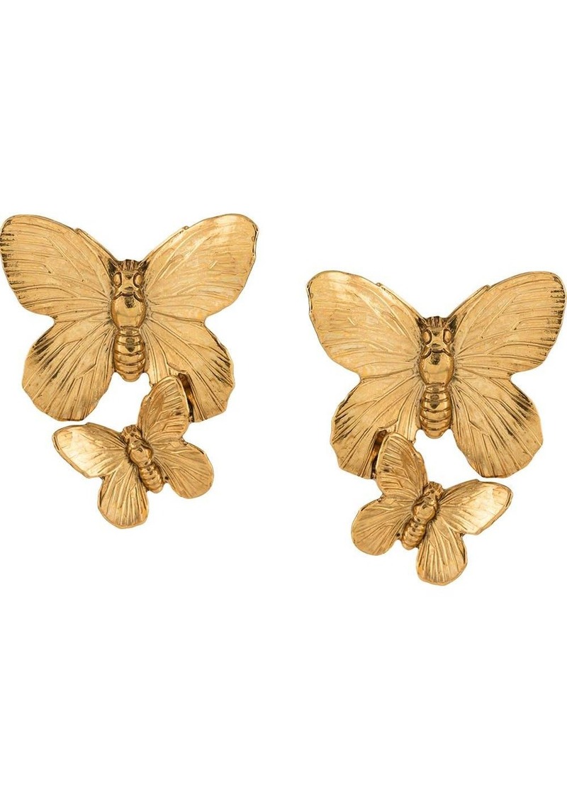 Jennifer Behr Peri butterfly-motif earrings