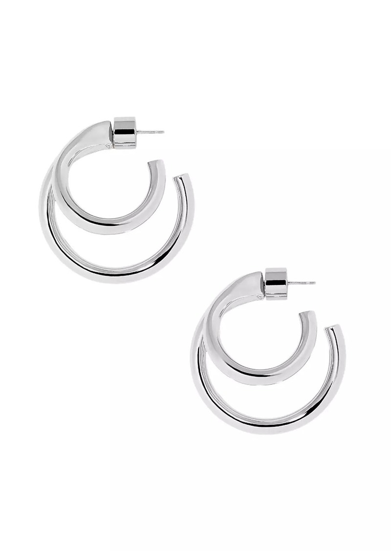 Jennifer Fisher Double Lilly Hoop Earrings/10MM x 29MM