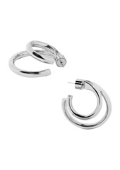 Jennifer Fisher Double Lilly Hoop Earrings/10MM x 29MM