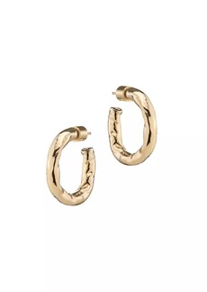 Jennifer Fisher Hailey 10K Gold-Plated Huggie Hoop Earrings