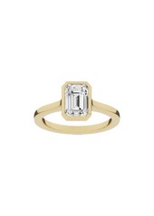 Jennifer Fisher 18K Gold Emerald Cut Lab Created Diamond Solitaire Ring - 2.0 ctw