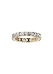 Jennifer Fisher 18K Gold Lab Created Diamond Eternity Ring - 2.8 ctw