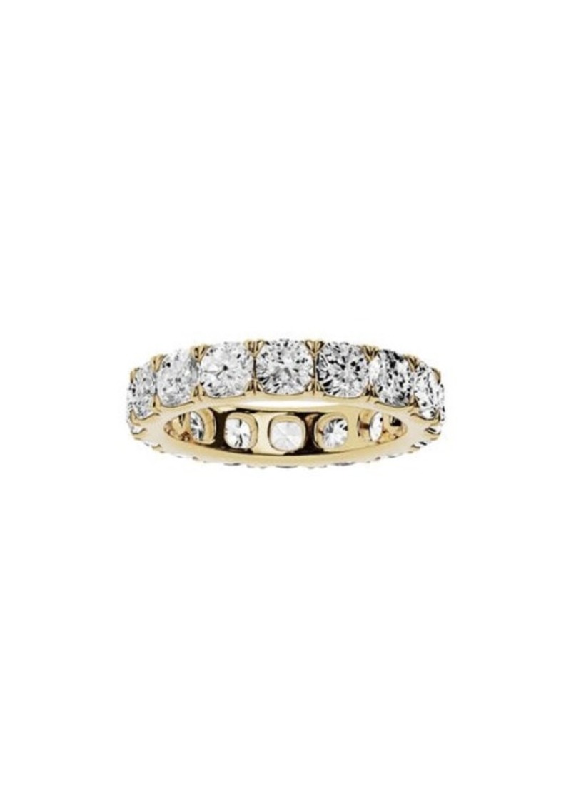 Jennifer Fisher 18K Gold Lab Created Diamond Eternity Ring - 4.96 ctw