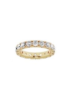 Jennifer Fisher 18K Gold Lab Created Diamond Eternity Ring - 2.88 ctw