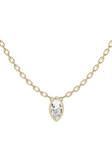 Jennifer Fisher 18K Gold Lab-Created Diamond Pendant Necklace