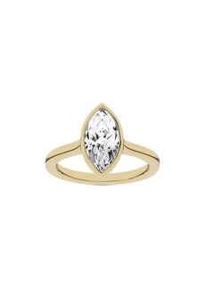 Jennifer Fisher 18K Gold Marquise Lab Created Diamond Solitaire Ring - 2.0 ctw