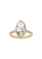 Jennifer Fisher 18K Gold Marquise Lab Created Diamond Solitaire Ring - 4.0 ctw