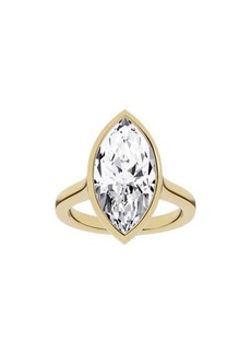 Jennifer Fisher 18K Gold Marquise Lab Created Diamond Solitaire Ring - 6.0 ctw