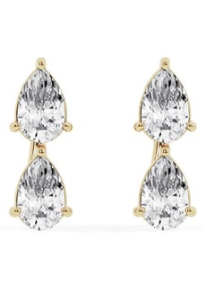 Jennifer Fisher Pear Cut Lab Created Diamond Fashion Stud Earrings