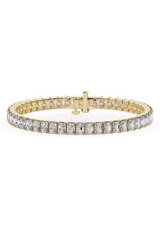 Jennifer Fisher 18K Gold Radiant Lab Created Diamond Tennis Bracelet - 9.6 ctw