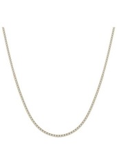 Jennifer Fisher 18K Gold Round Cut Lab Created Diamond Tennis Necklace - 4.0 ctw